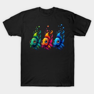 Colorful Funny Fish T-Shirt